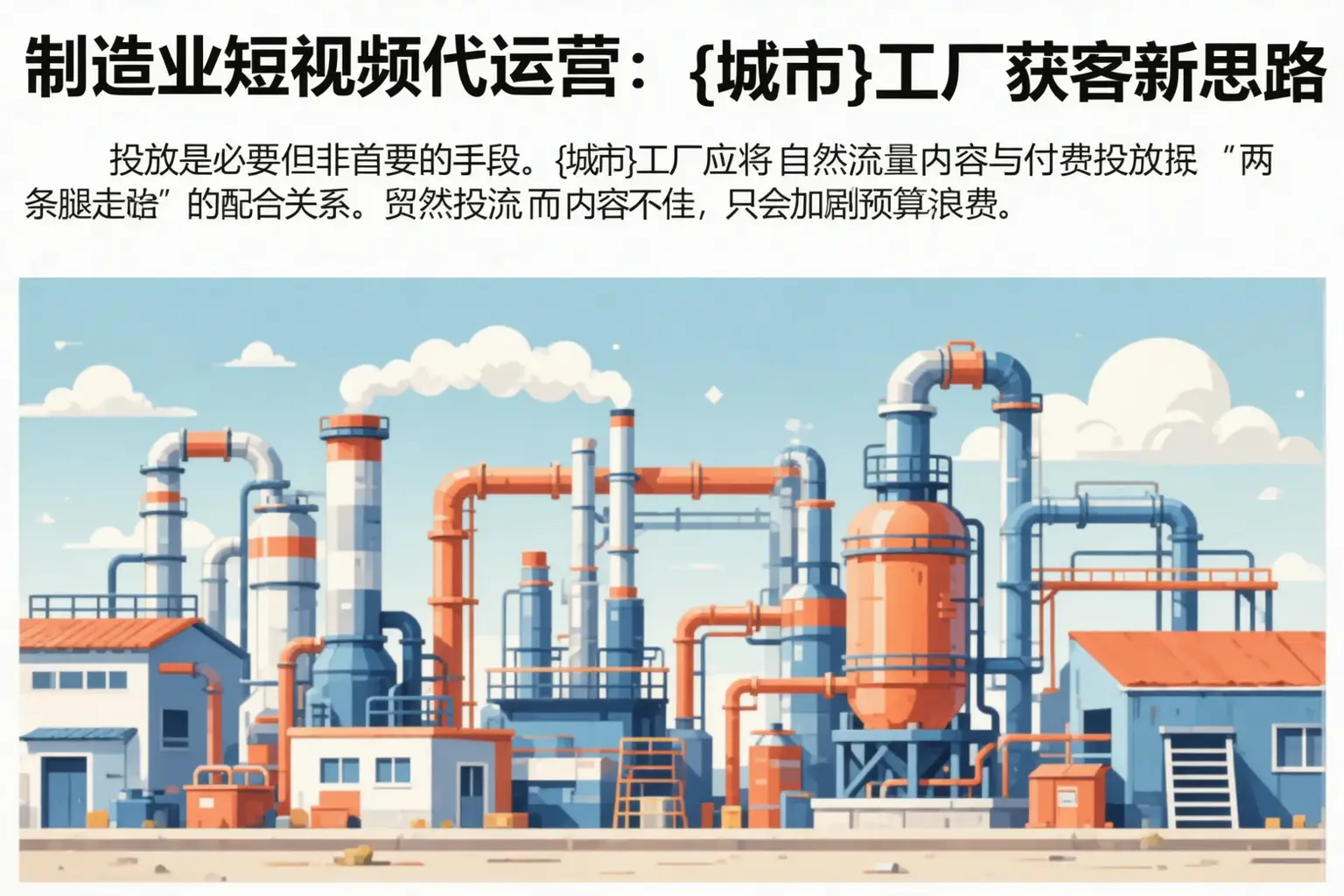 制造业短视频代运营：陆川工厂获客新思路